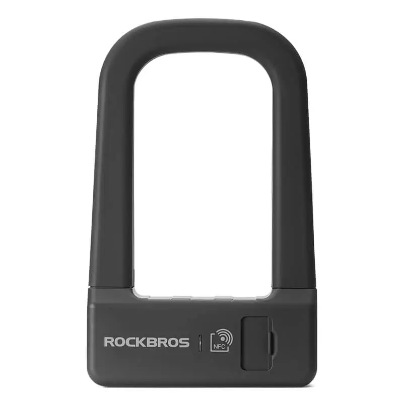 ROCKBROS Candado Inteligente en U para Bicicleta NFC