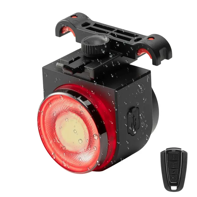 ROCKBROS Luz Trasera para Bicicleta con Claxon - A8Pro
