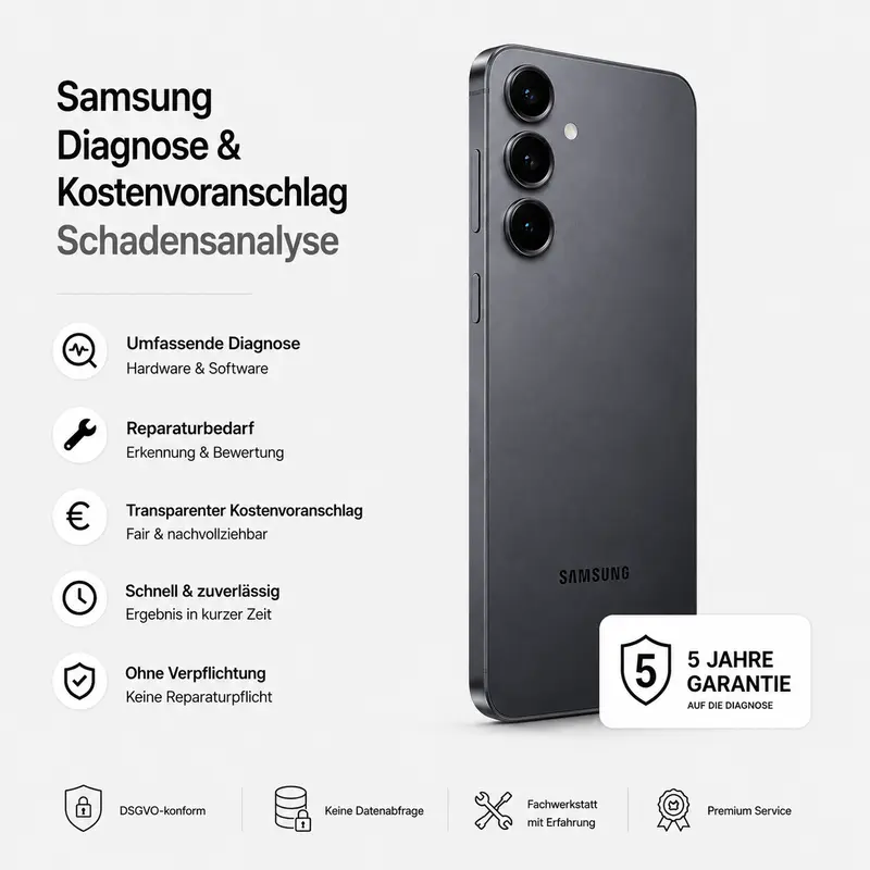 Samsung Galaxy Diagnose & Kostenvoranschlag