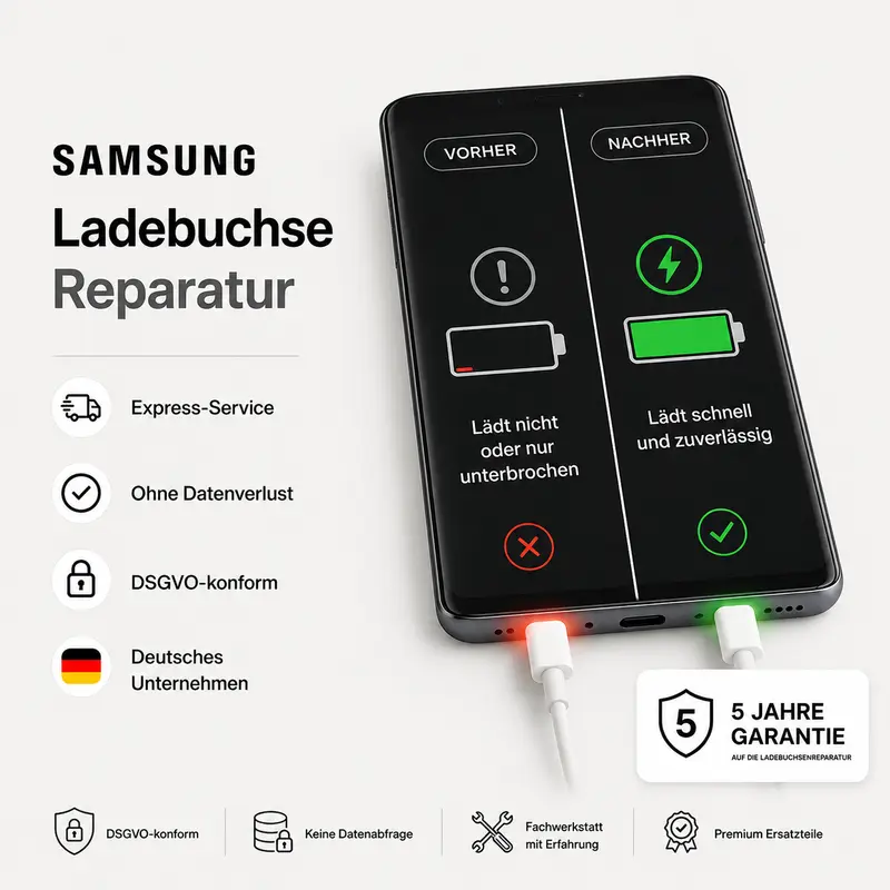 Samsung Galaxy Ladebuchse Reparatur