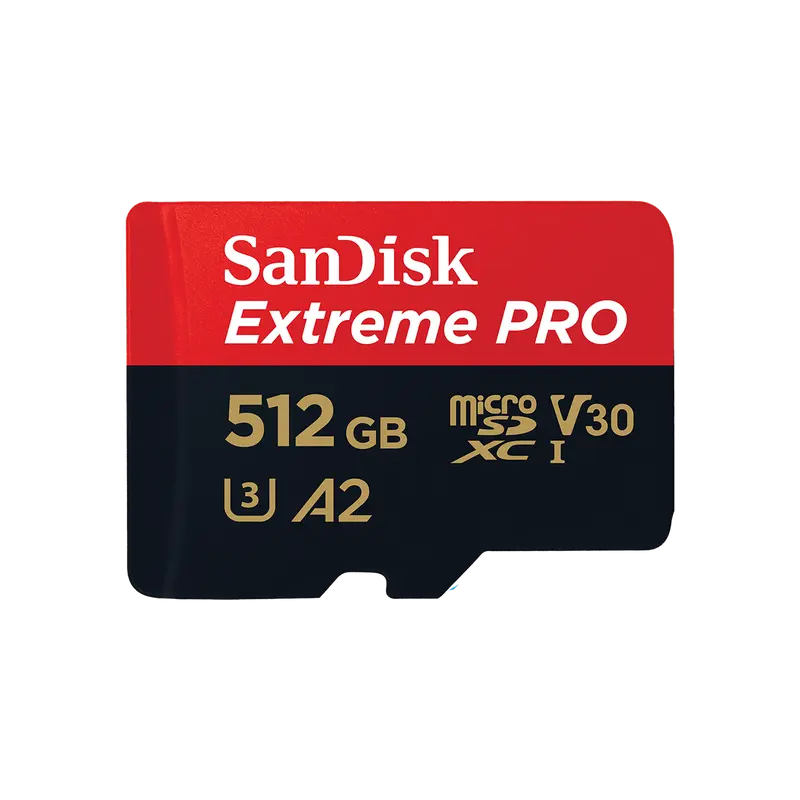 SANDISK microSDXC Card 512GB, Extreme Pro, C10, U3, A2
