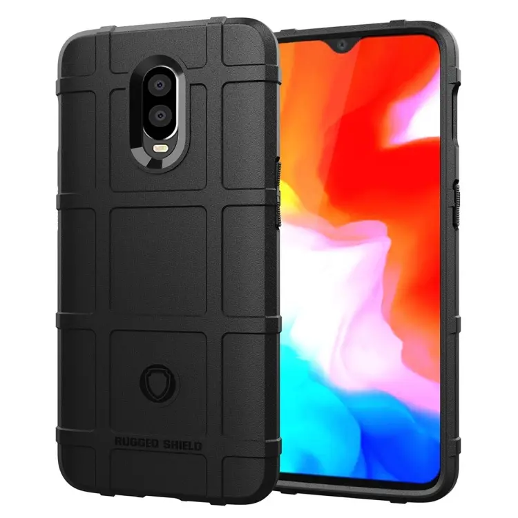 Shockproof Protector Cover Full Coverage Silicone Case for OnePlus 6T, For OnePlus 6T