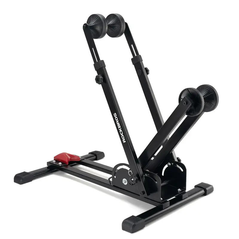 Soporte de Suelo para Bicicleta, Rack Plegable de Acero