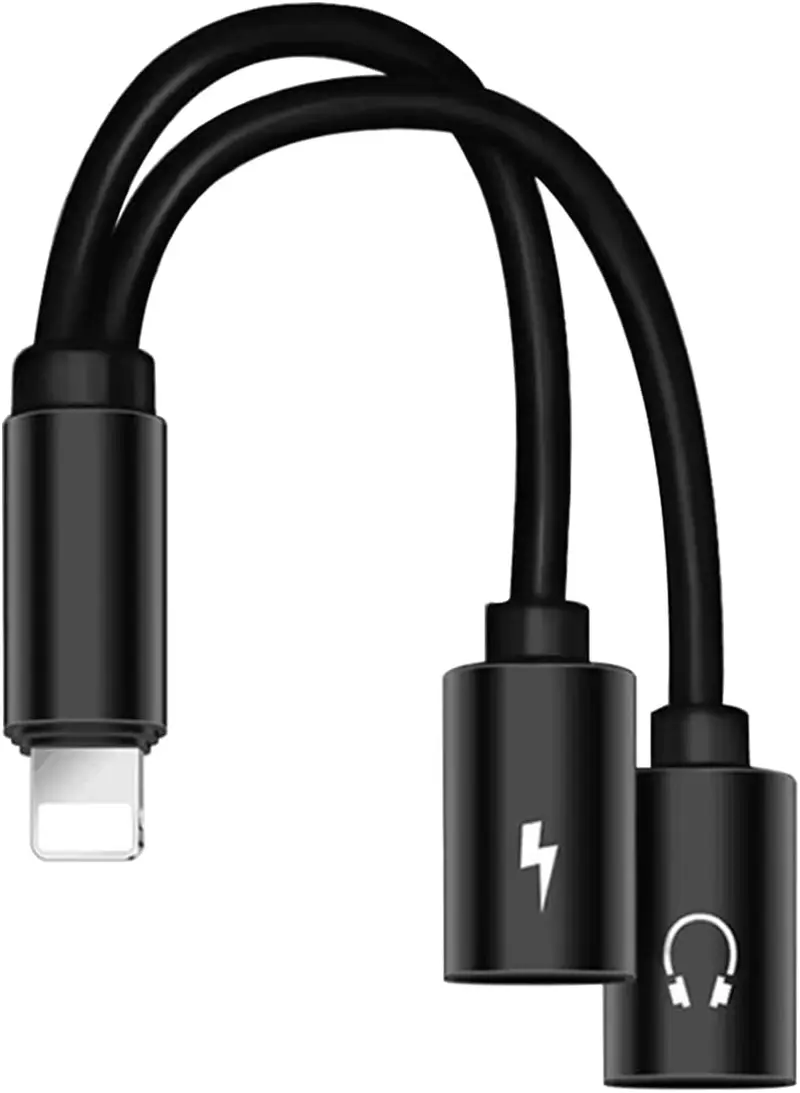 USB C Hub oder Lightning Adapter 2in1 – iPhone Samsung Kopfhörer Adapter mit Ladefunktion