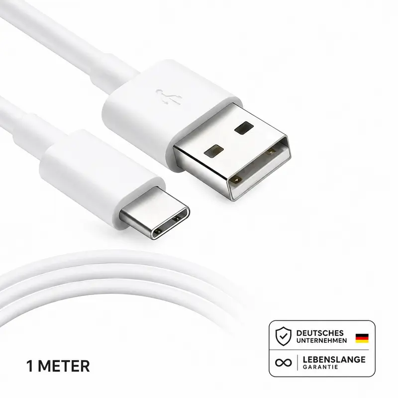 USB-C Schnellladekabel 1M/2M - USB-A zu USB-C oder Typ-C zu Typ-C