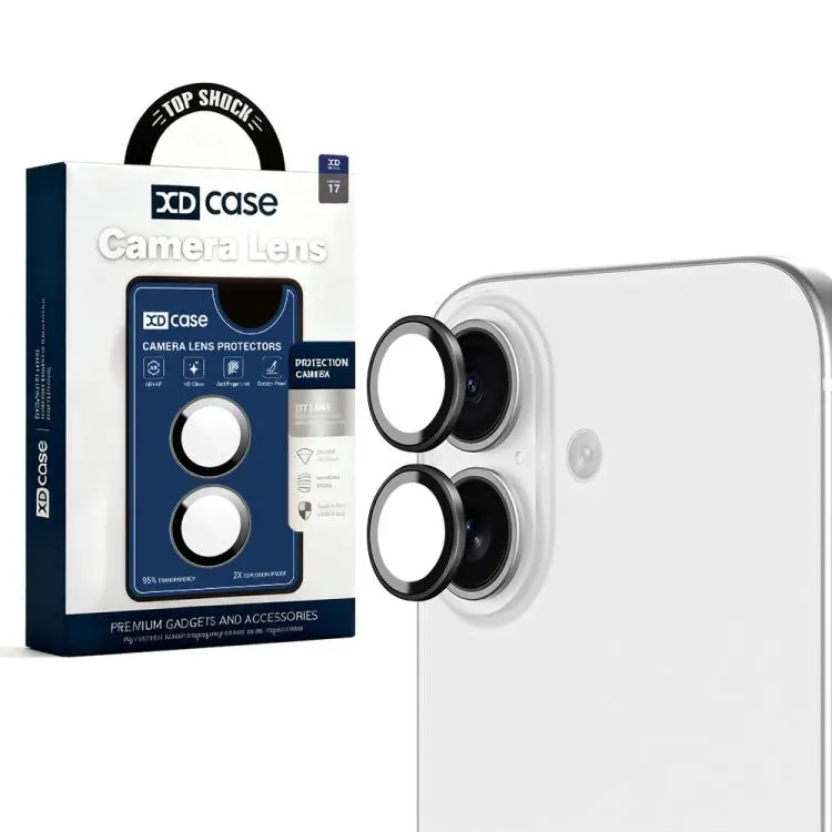 XDcase AF + AR Hawkeye Camera Lens Protector with Alignment Tool, For iPhone 17
